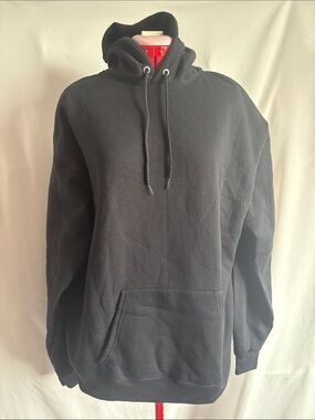 Hanes Black Men's Pullover Hoodie XL23